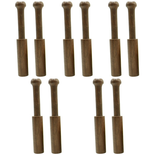 10Pièces Bâtons Bol Chantant Bois Idéal 1
