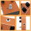Accessoire Guitare Aluminium Orange Pédale Effet 4