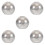 5Pcs Light Grey Glass Globe Lamp Shade Replacement for Wall Sconces 3