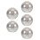 5Pcs Light Grey Glass Globe Lamp Shade Replacement for Wall Sconces 4