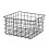 Small black wire basket - H16 cm 6