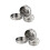 2Ensembles Ensemble Ustensiles Camping Acier Argent Robuste 6