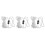 3Pcs Solid White Trick Rope Props for Comedy and Birthday Shows 7