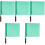 5Pcs Hand Waving Flags for Racing and Referee Flags Set 2