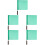 5Pcs Hand Waving Flags for Racing and Referee Flags Set 5