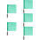 5Pcs Hand Waving Flags for Racing and Referee Flags Set 9