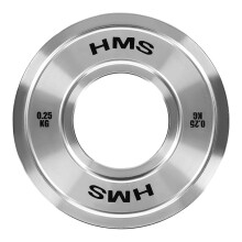Disque olympique en acier calibré 0,25 kg