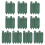Multipurpose Plastic Landscape Edging Strips 10 Pieces-Green 1