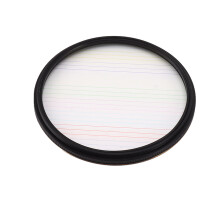 Farbiger Streifen-Sternfilter 82mm für Nachtaufnahmen
