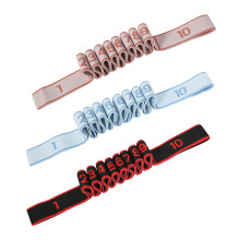 3Pcs Fitness Resistance Band Arm Back Trainer-10 grids 3 colors