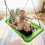 Columpio nido rectangular, capacidad de 150 kg, tamaño XXL 3