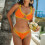 Women's Colorful String Bikini Set, Sexy Two-Piece-rose red L 5