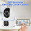 Dual-Linsen-Sicherheitskamera ABS, WLAN, Bluetooth, Tuya-App 7