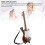Mini-E-Gitarre Modell 24 cm Weiß Kaffee 7
