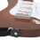 Mini-E-Gitarre Modell 24 cm Weiß Kaffee 9