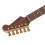 Mini-E-Gitarre Modell 24 cm Weiß Kaffee 12