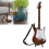 Mini-E-Gitarre Modell 24 cm Weiß Kaffee 13