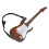 Mini-E-Gitarre Modell 24 cm Weiß Kaffee 15