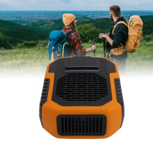 Taillenhängender Ventilator USB-Aufladbar 6000mAh Orange