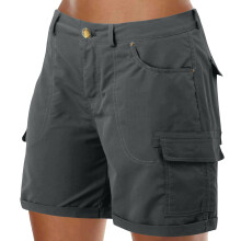 Women's Cargo Shorts High Shorts Casual Trendy-Dark Grey L