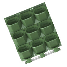 Vertical Greening Flower Pot Capacity Plastic-Army Green