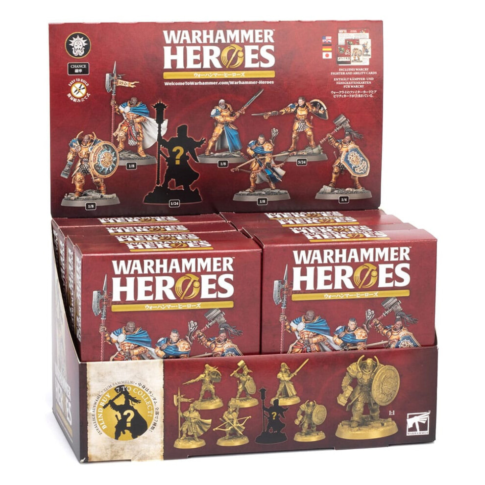 Warhammer Aos Heroes Miniatures: Stormcast Eternals - Sealed Box Of 8
