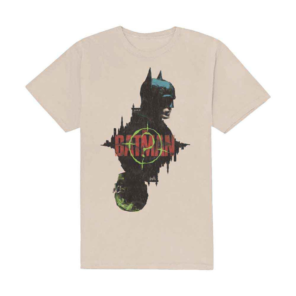 Dc Comics (Xx-Large, ) The Batman Question Mark Bat T Shirt White