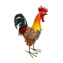 IJzeren Haan Sculptuur Ornament Decoratief Kunststuk Voor