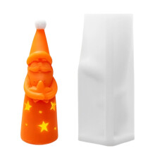 Silicone Santa Mould for Handmade Candle Christmas-8