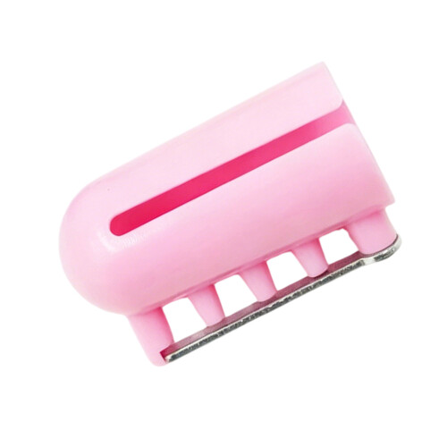 Portable Knitting Aid Finger Glove With Smooth Thread Guide-Pink