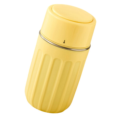 Praktische Wasserflasche mit Eiswürfelschale,-Gelb