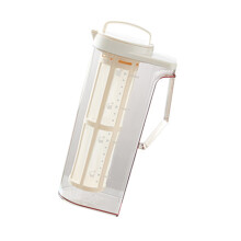 Iced Tea Coffee Kettle Clear Coffee Pot With Smooth-White 2.2L