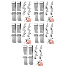 30Stk Tortenring Clips Für Backen Kleine Backzubehör Silber