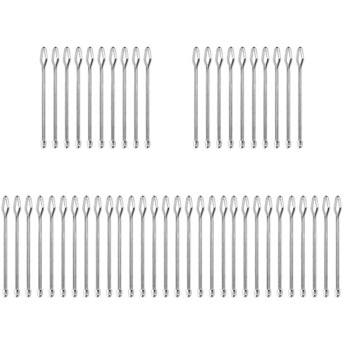 50Pcs Silver Pant Drawstring Threader Tool Lightweight Sewing Clips