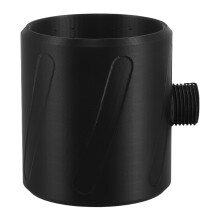 Schwarzer Herren-Duschkopf, , Hochdruck, Anti-Kalk