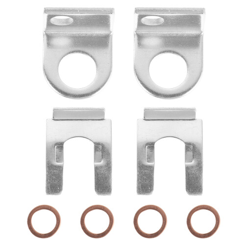 2Ensemble Kit Durables De Durites De Acier Inoxydable Pour Auto