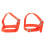 1Paire Accessoires Grimpe-Poteau Stabilité Talon Orange 1