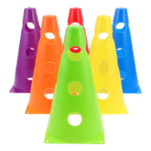 6Pièces Cônes De Football En Pe Multicolores Pour Entraînement Agilité