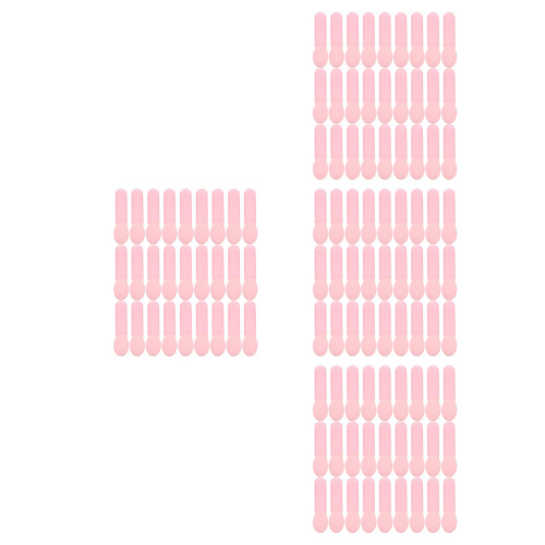 400Pcs Soft Pink Sponge Eyeshadow Applicators Versatile Makeup Brushes