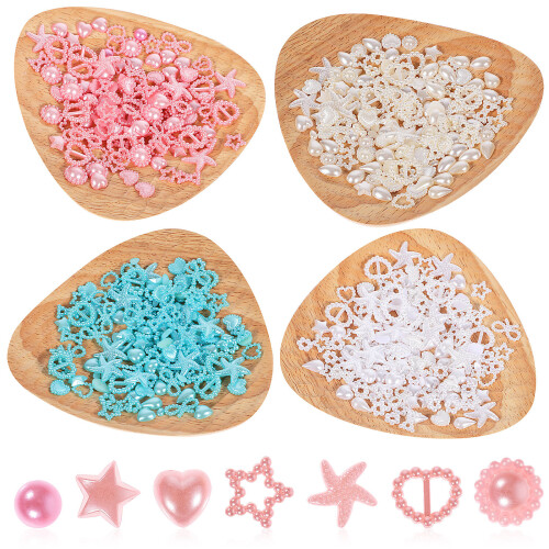 Assorted Plastic Nail Art Accessories Handmade Decorative Charms