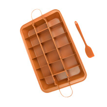 Strong Carbon Steel Sheet Pan With Dividers For Easy Baking And