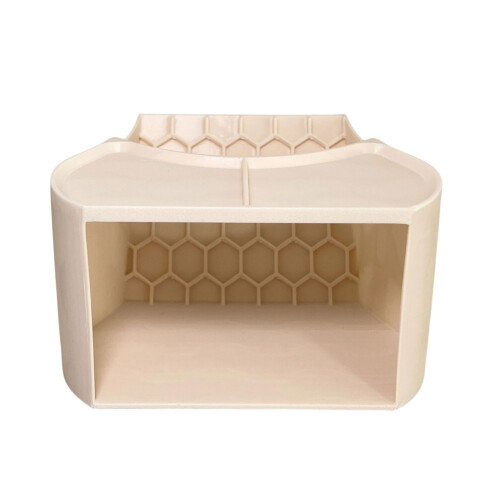 Artificial Resting Cave for Aquarium, Small Shelter-Beige L