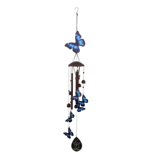 Iron Butterflies Wind Chimed For Balcony Courtyards Decoration