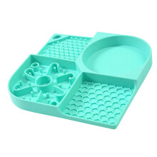 Silicone Slow Feeder Food Puzzle Mat For Dog Help Prevent-Blue