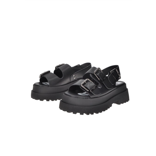 Buffalo (, ) Buffalo Pluto Ari Women's Black Sandals