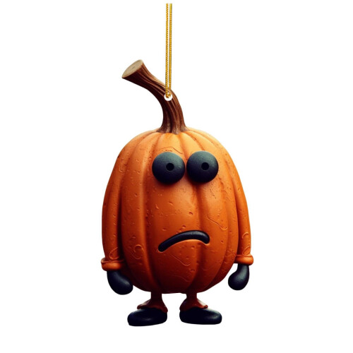 3D αστείο στολίδι ρητίνης κολοκύθας για το Halloween