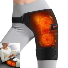 Kabelloses Hüftmassagegerät mit Rotlicht, 5000-mAh-Akku, Wärmefunktion, Schmerzlinderung, fördert die Kollagenproduktion, für Frauen, Gesche