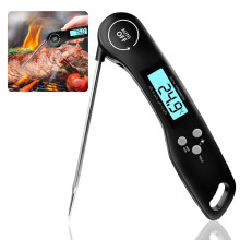 Precise digital food thermometer for the kitchen, ideal for measuring oil, water and milk temperature, perfect for baking and cooki