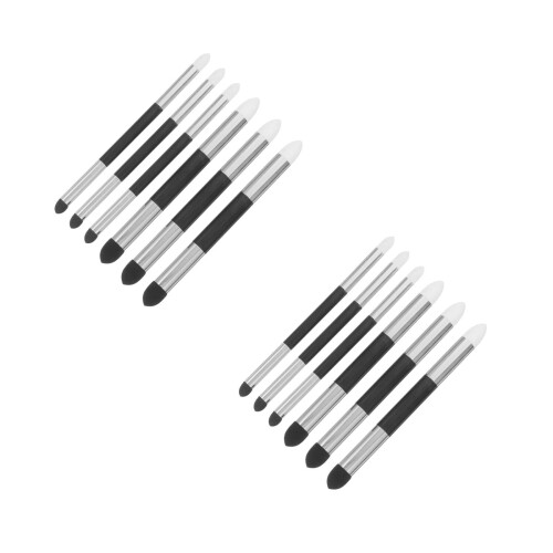 12Pcs Lightweight Sketching Drawing Tools Silver Paper Blenders Set 1