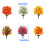 Weather Resistant Simulation Morning Glory Flower-Orange 4